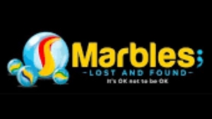 MarblesMap Logo for Marbles: Lost and Found – showing colourful glass marbles and the tagline ‘It’s OK not to be OK.'